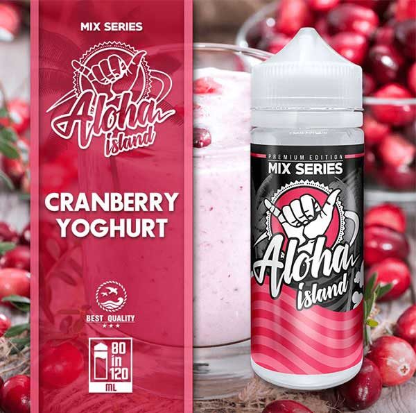 Aloha Island Cranberry & Yoghurt (Mix Shake Vape)