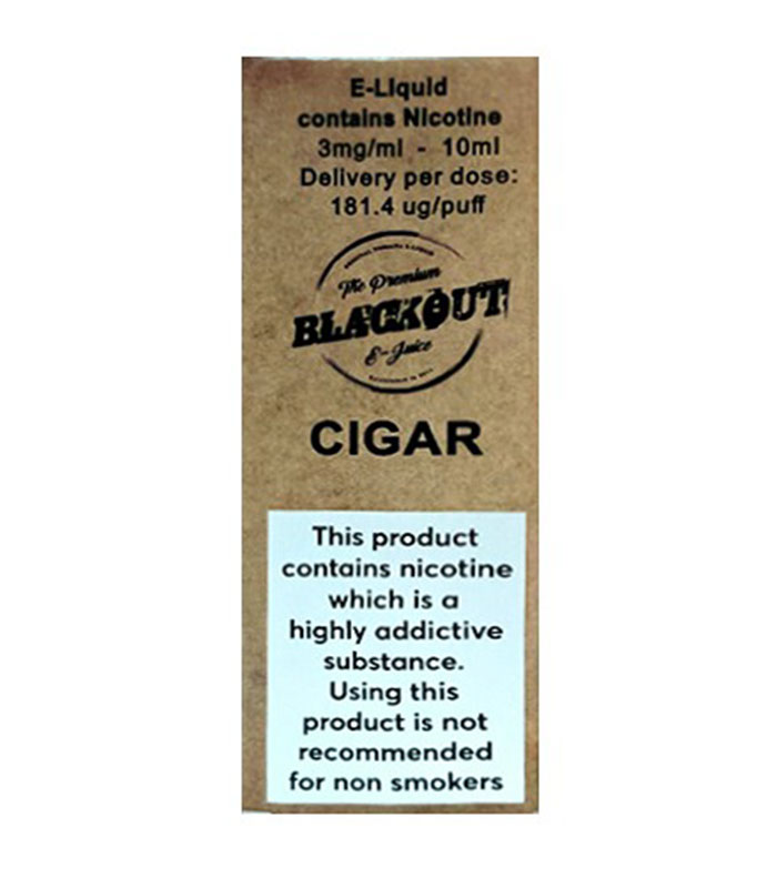 Blackout - Cigar (Woody) (Καπνός Πούρου) 10ml