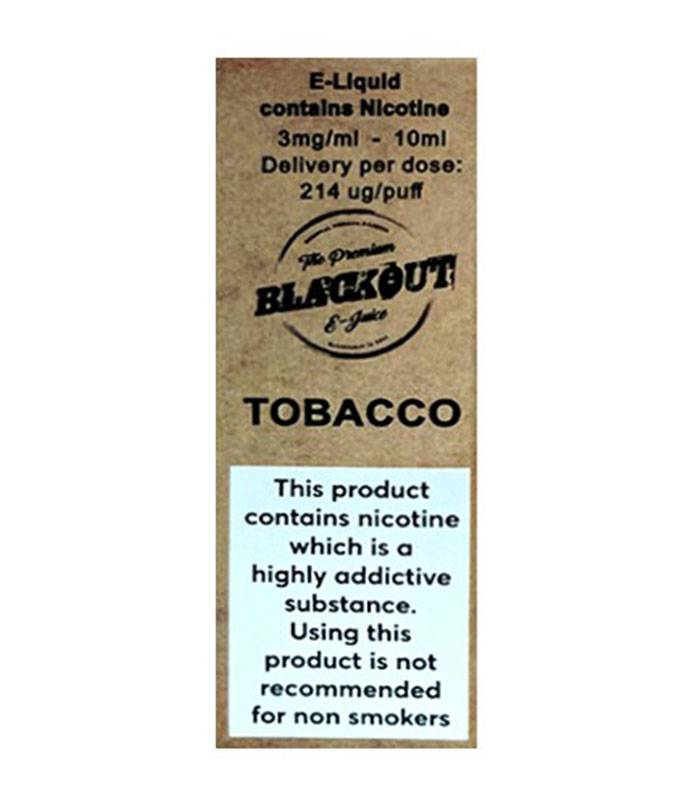 Blackout - Tobacco (Silver) (Κλασικός Καπνός) 10ml