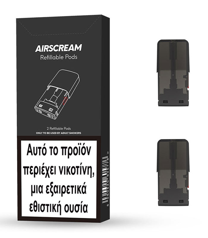 Airscream AirsPops Refillable Pods 1.6ml (2 τεμ.)