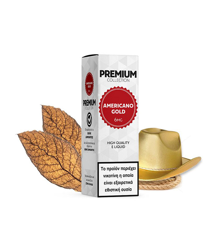 Alter Ego - Premium - Americano Gold (Καπνός, Μπισκότο & Βανίλια) (10ml)