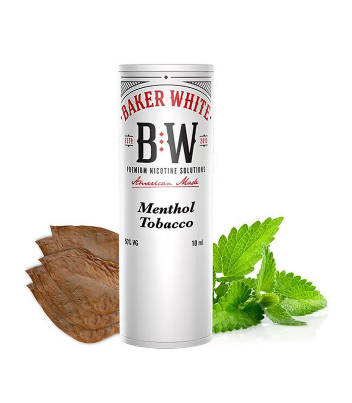 Baker White - Menthol Tobacco (Καπνός & Μέντα) (10ml)