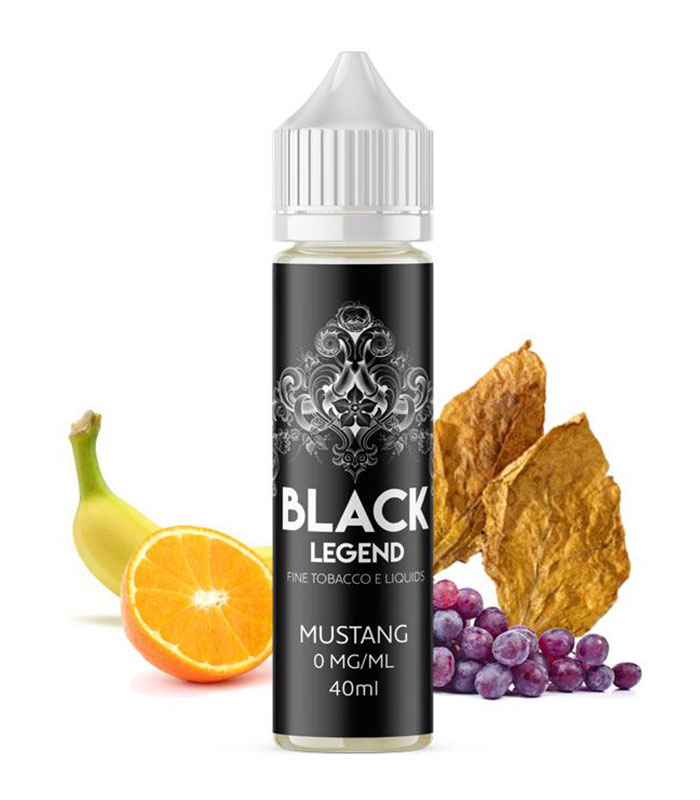 Black Legend - Mustang 40ml/60ml (Καπνός, Μπανάνα, Σταφύλι & Πορτοκάλι) (Flavour Shots)