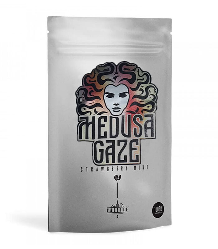 Medusa Gaze Strawberry Mint 100gr (Φράουλα & Μέντα) (Γεύση Ναργιλέ)