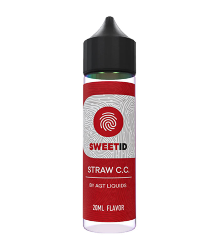Sweet iD Straw C.C. 20ml/60ml (Μπισκότα, Κρέμα & Φράουλα) (Flavour Shots)