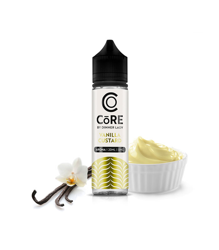 Dinner Lady Core Vanilla Custard 20ml/60ml (Κρέμα, Βανίλια) (Flavour Shots)