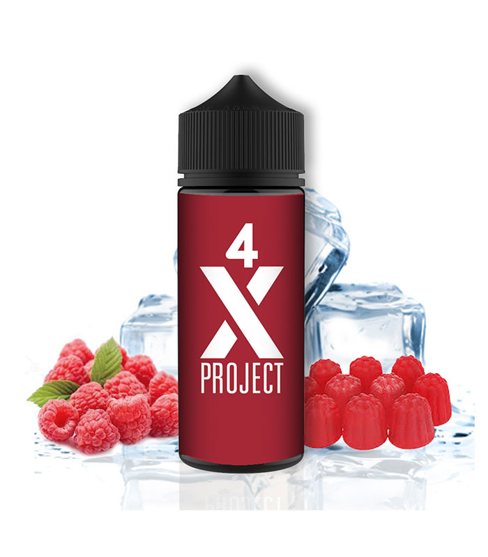 Project X4 12ml/60ml (Ζελεδάκια, Βατόμουρο & Πάγος) (Flavour Shots)