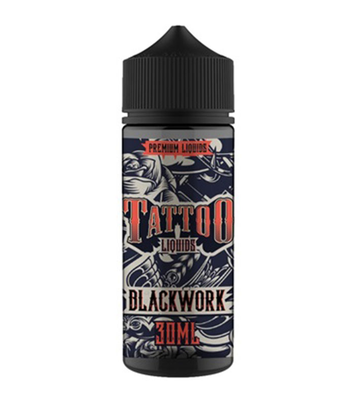 Tattoo Liquids Blackwork 30ml/120ml (Μούρο & Κεράσι) (Flavour Shots)