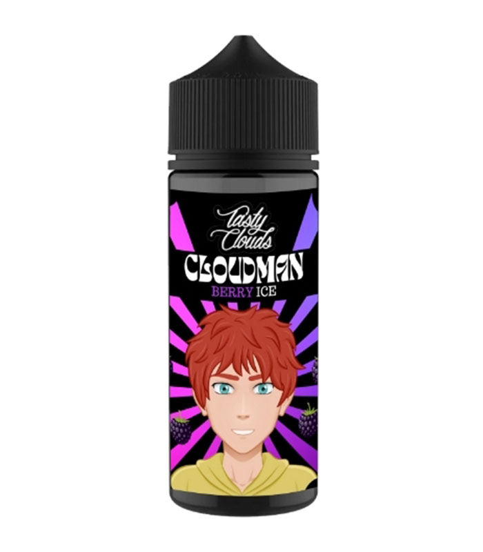 Tasty Clouds Cloudman Berry Ice 24ml/120ml (Βατόμουρο & Πάγος) (Flavour Shots)