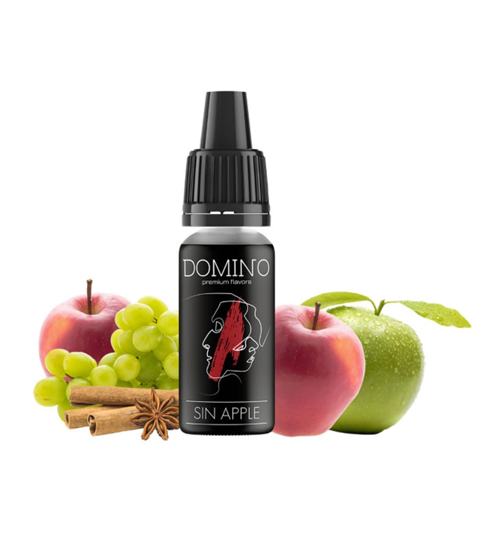 Domino – Sin Apple (Μήλο, Σταφύλι & Κανέλα) 10ml