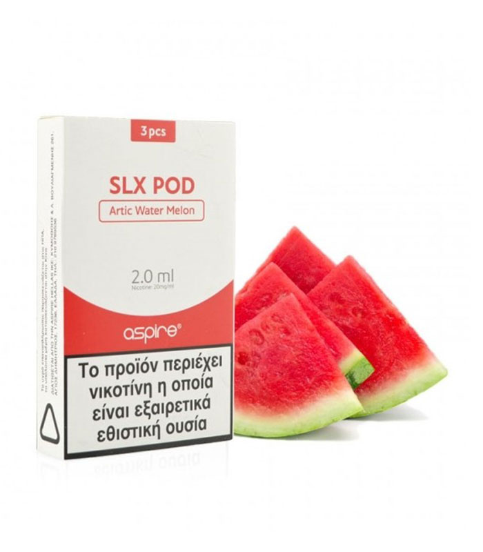 Aspire SLX Pod Arctic Watermelon 20mg 2ml (3 τεμ.)