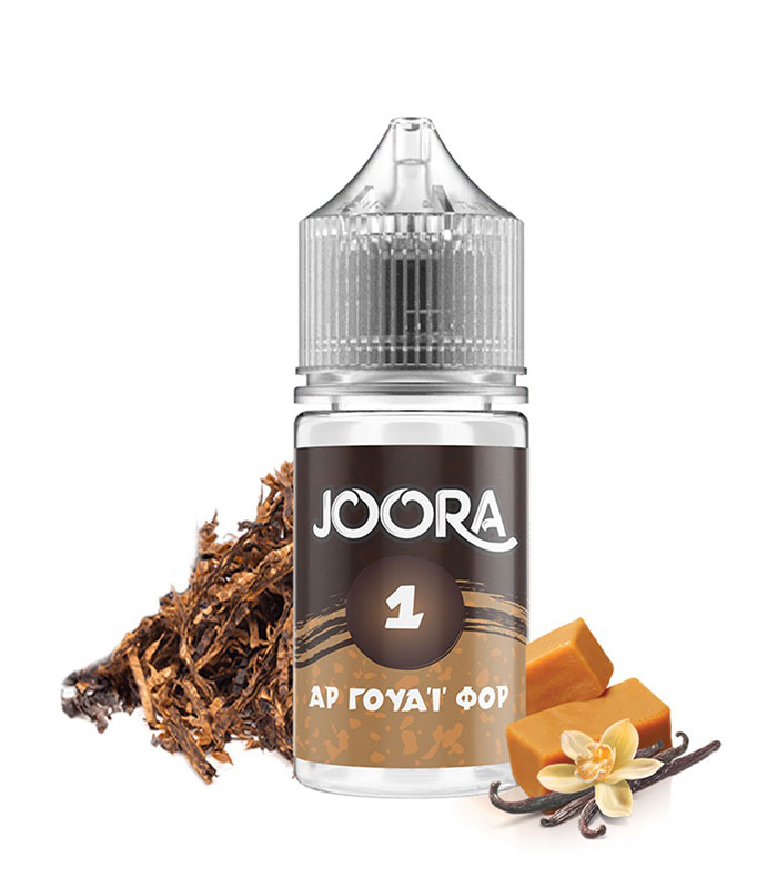 Joora – Αρ Γουάι Φορ10ml/30ml (Καπνός, Βανίλια & Καραμέλα) (Flavour Shots)
