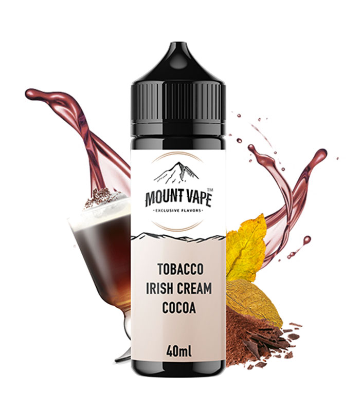 Mount Vape Tobacco Irish Cream Cocoa 40ml/120ml (Καπνός, Καφές, Κρέμα & Κακάο) (Flavour Shots)