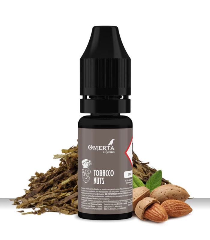 Omerta – Tobacco Nuts (Καπνός, Ξηροί Καρποί, Ουίσκι, Βανίλια & Καρύδα) (10ml)