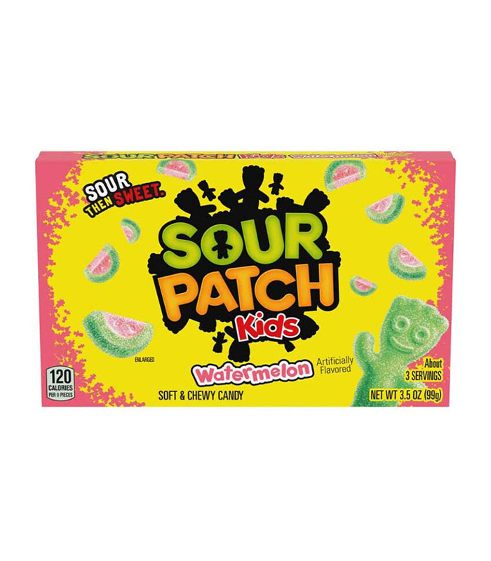 Sour Patch Kids Box Soft & Chewy Candy - Watermelon Box 99gr