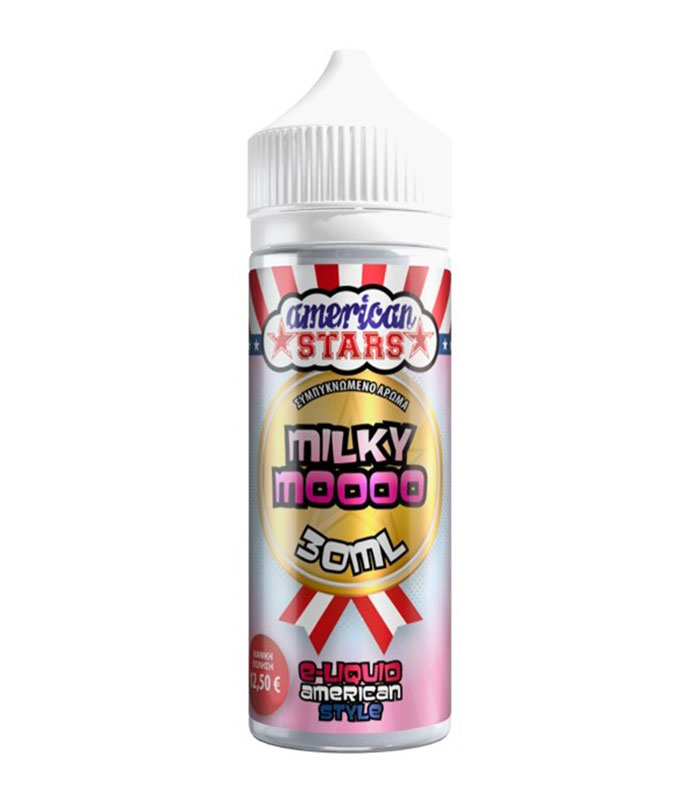 American Stars Milky Moo 30ml/120ml (Φράουλα & Κρέμα) (Flavour Shots)