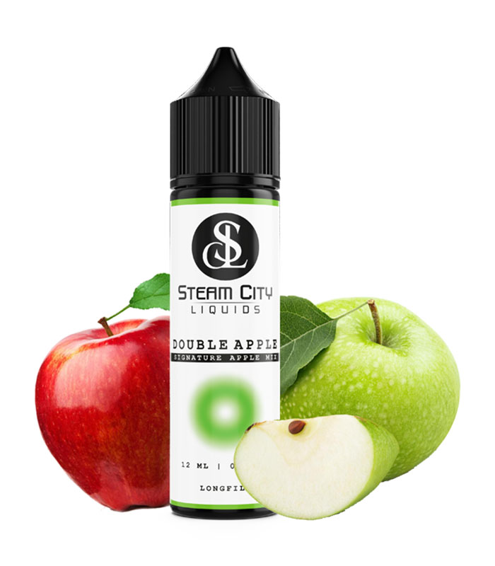 Steam City Double Apple 12ml/60ml (Μήλο) (Flavour Shots)