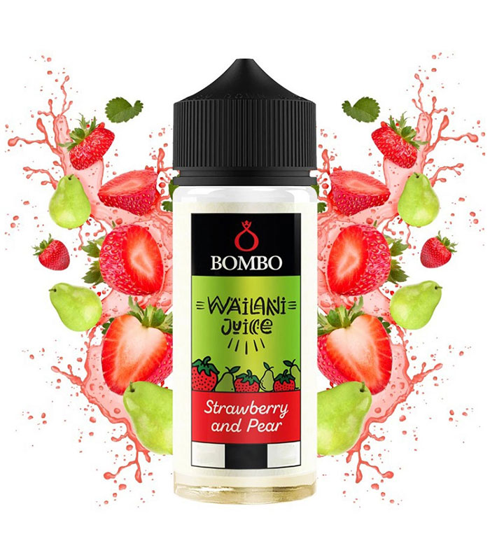 Bombo Wailani Juice Strawberry Pear 40ml/120ml (Φράουλες & Αχλάδι) (Flavour Shots)