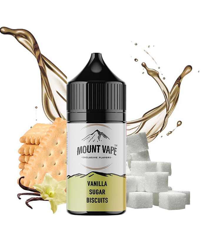 Mount Vape Vanilla Sugar Biscuits 10ml/30ml (Μπισκότo, Ζάχαρη & Βανίλια) (Flavour Shots)