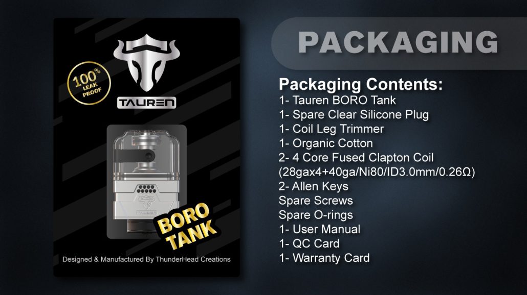 THC – Tauren Boro Tank 3.5ml