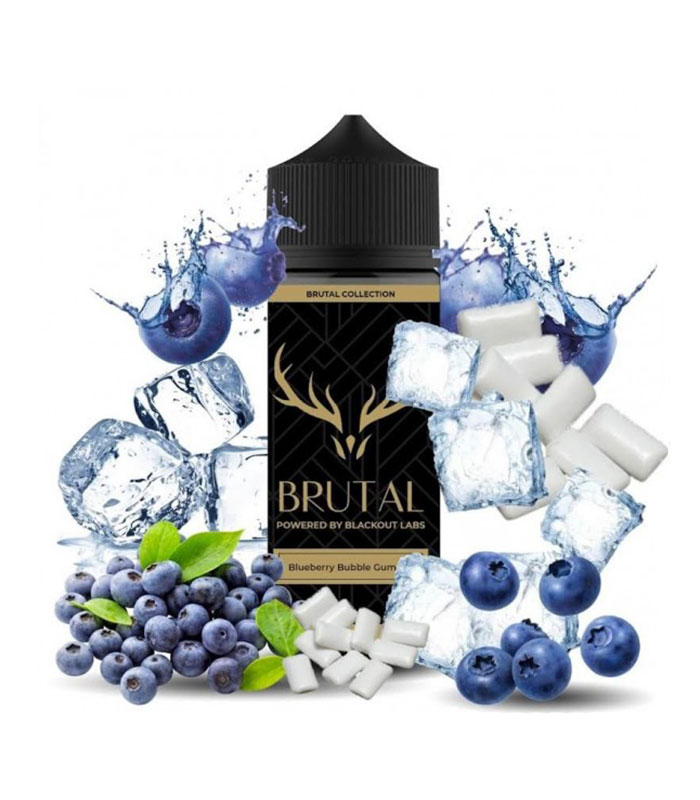 Blackout – Brutal Blueberry Bubble Gum Ice 36/120ml (Τσιχλόφουσκα, Μύρτιλο & Πάγος) (Flavour Shots)