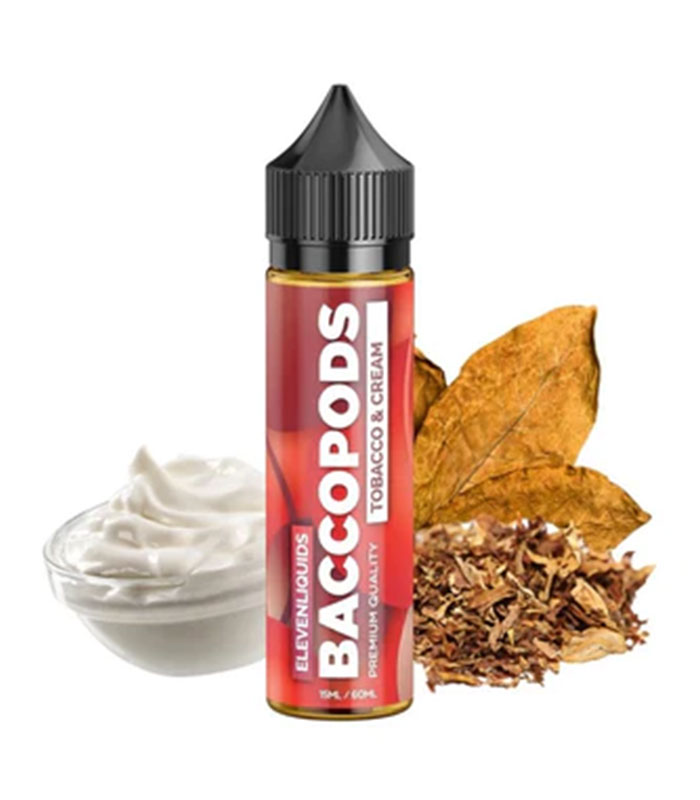Baccopods – Tobacco Cream 15ml/60ml (Καπνός & Κρέμα) (Flavour Shots)