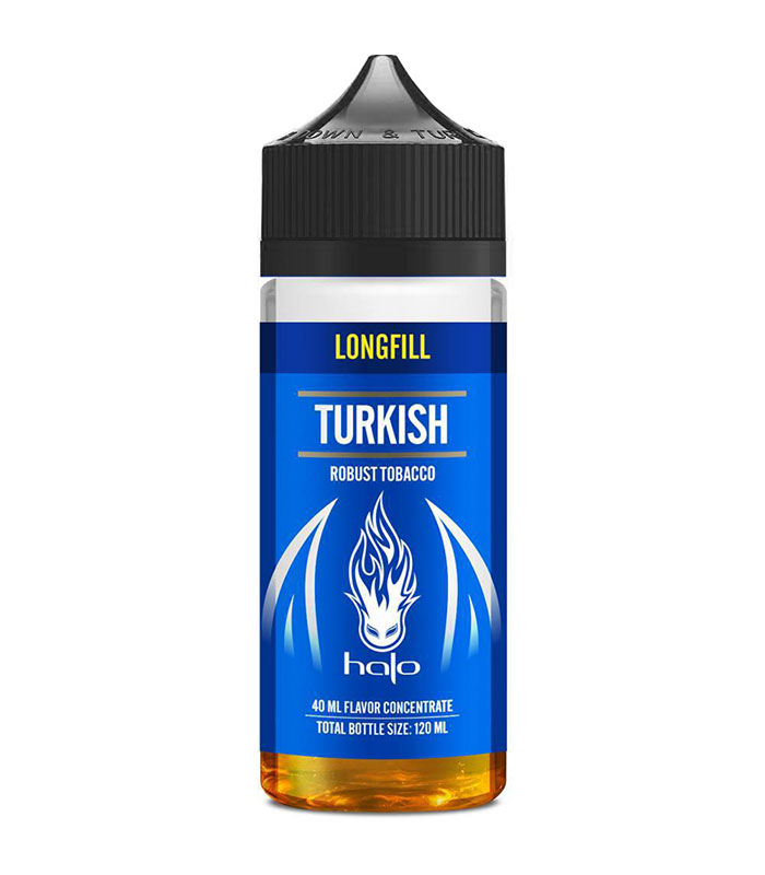 Halo Blue Turkish Tobacco 40/120ml (Τούρκικος Καπνός) (Flavour Shots)