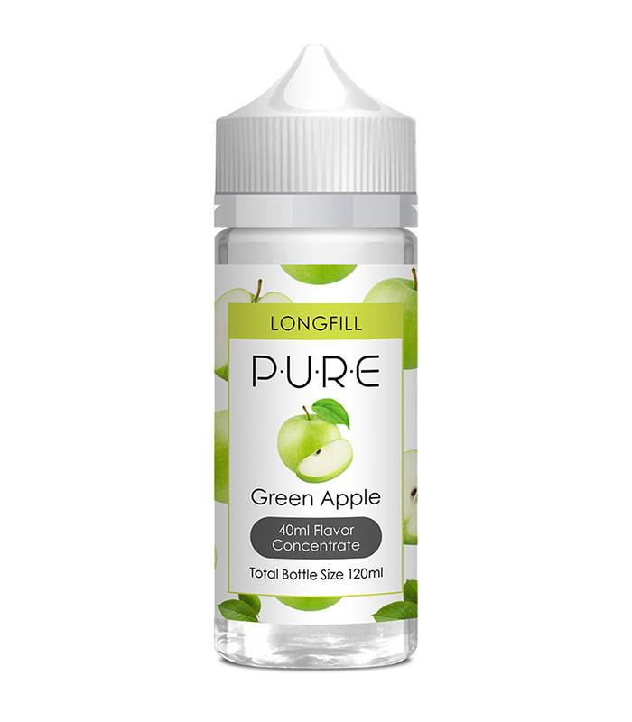 Halo PURE Green Apple 40/120ml (Μήλο) (Flavour Shots)